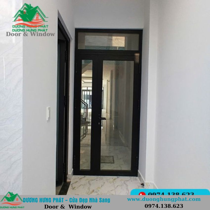 cửa nhôm Xingfa kết hợp vách cố định